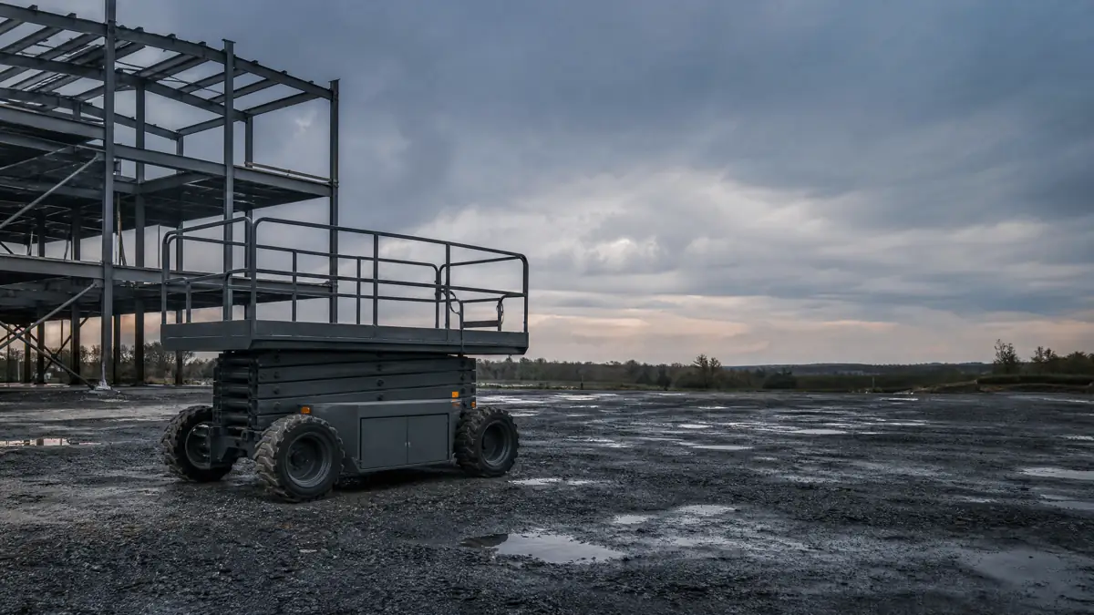 Rough Terrain Scissor Lifts jobsite access in Lexington